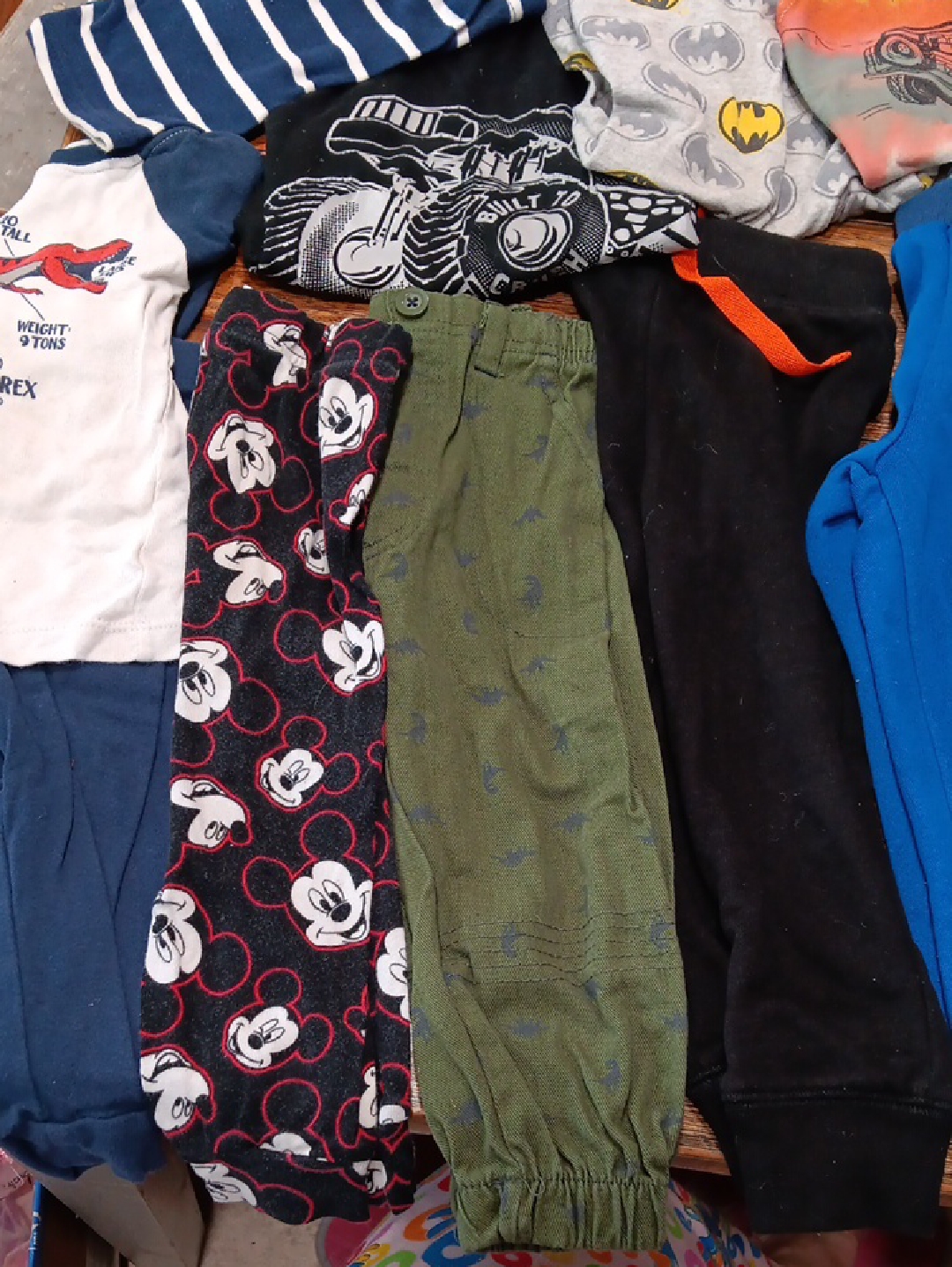 Assorted Toddler Boys Pants And Shirts
